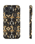 Manor Pup Boxer Royale Slim Phone Cases