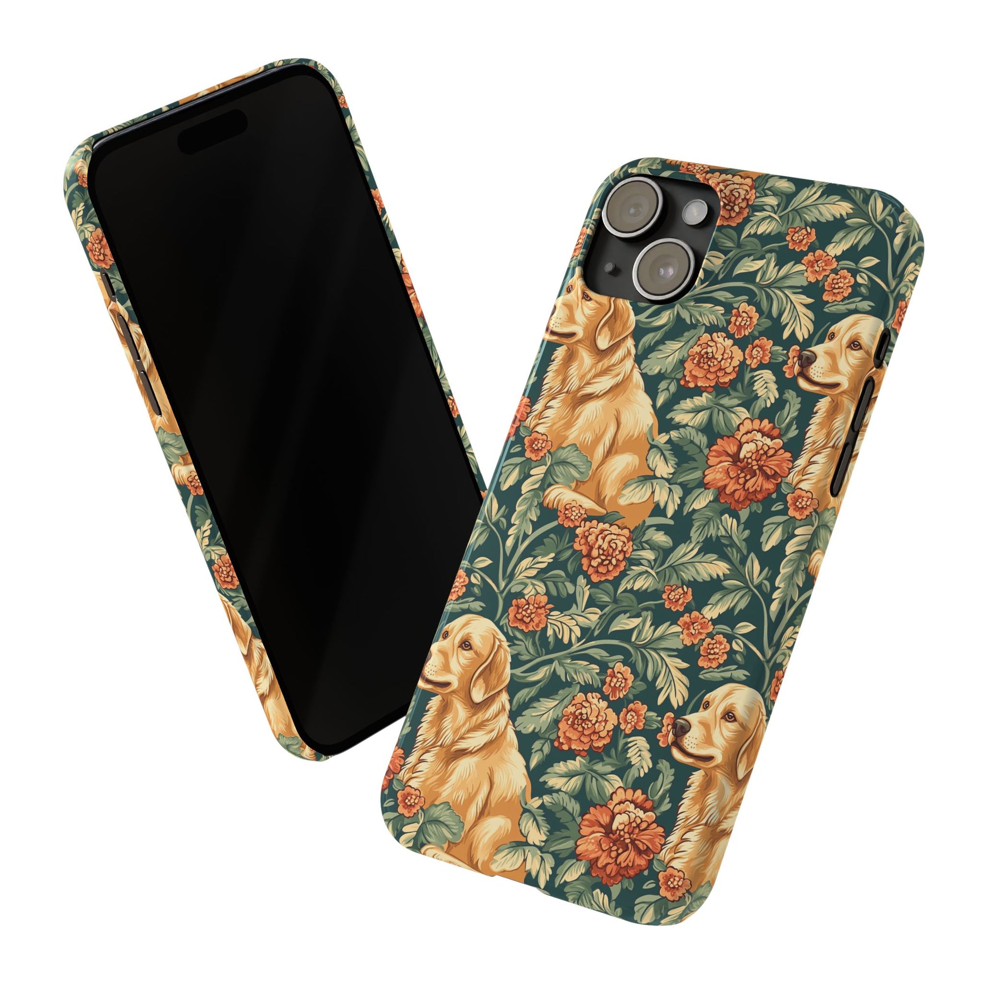 Blooming Goldie Glam Slim Phone Cases