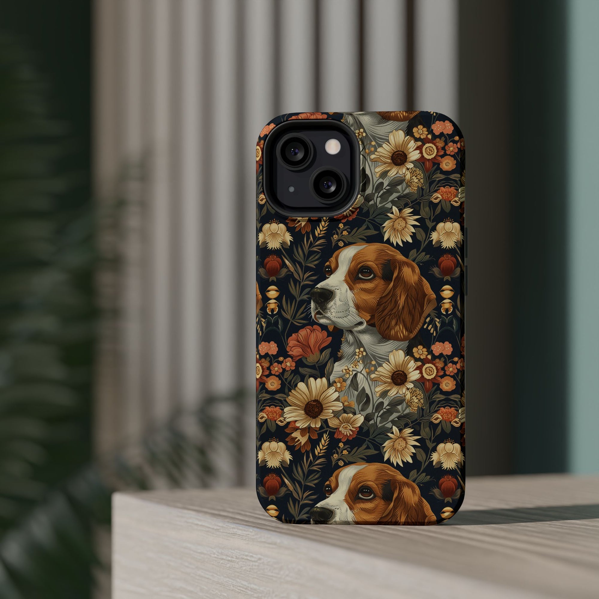 Beagle Blossoms Magnetic Tough Cases