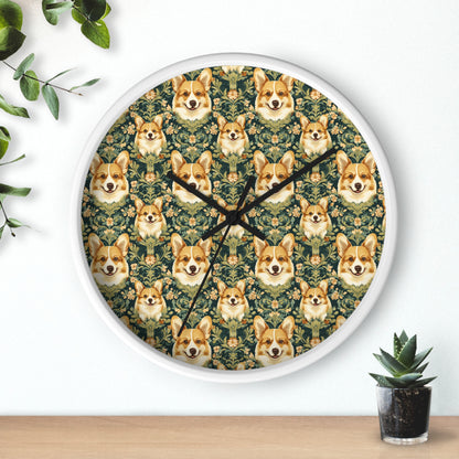 Corgi Charmz Wall Clock