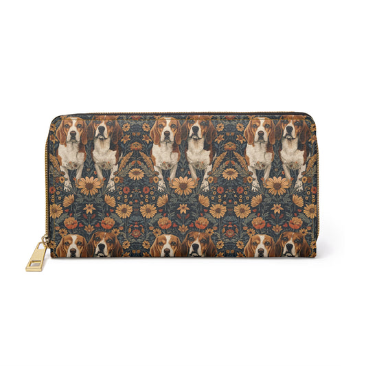 Beagle Buddies Meadow Magic Zipper Wallet