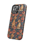 Floral Pawsome Dachsund Delight Magnetic Tough Cases