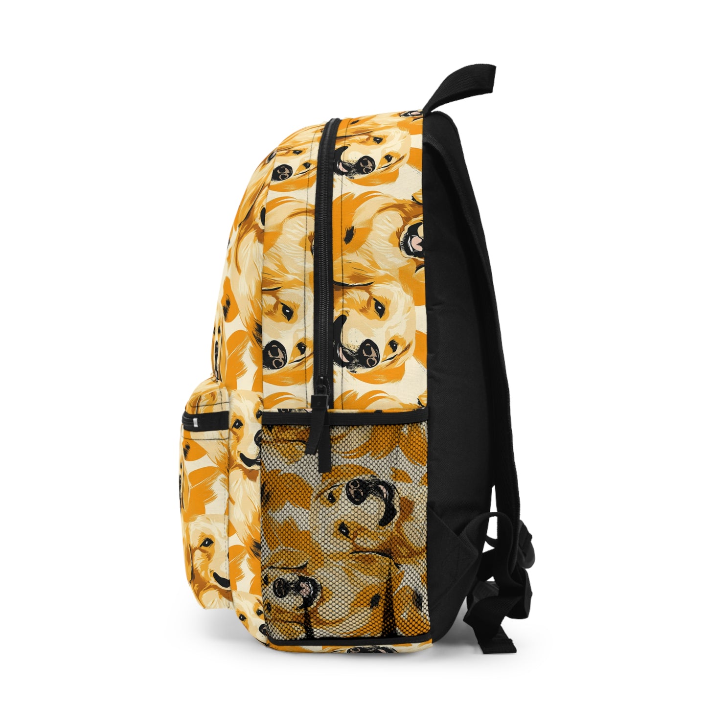 Golden Glitz 'n Glamour Woofwear Backpack