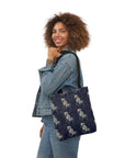 Celestial Boxer Bliss Canvas Tote Bag