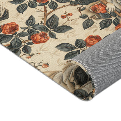 The Pug Elysium - Creamy Luxury Area Rug