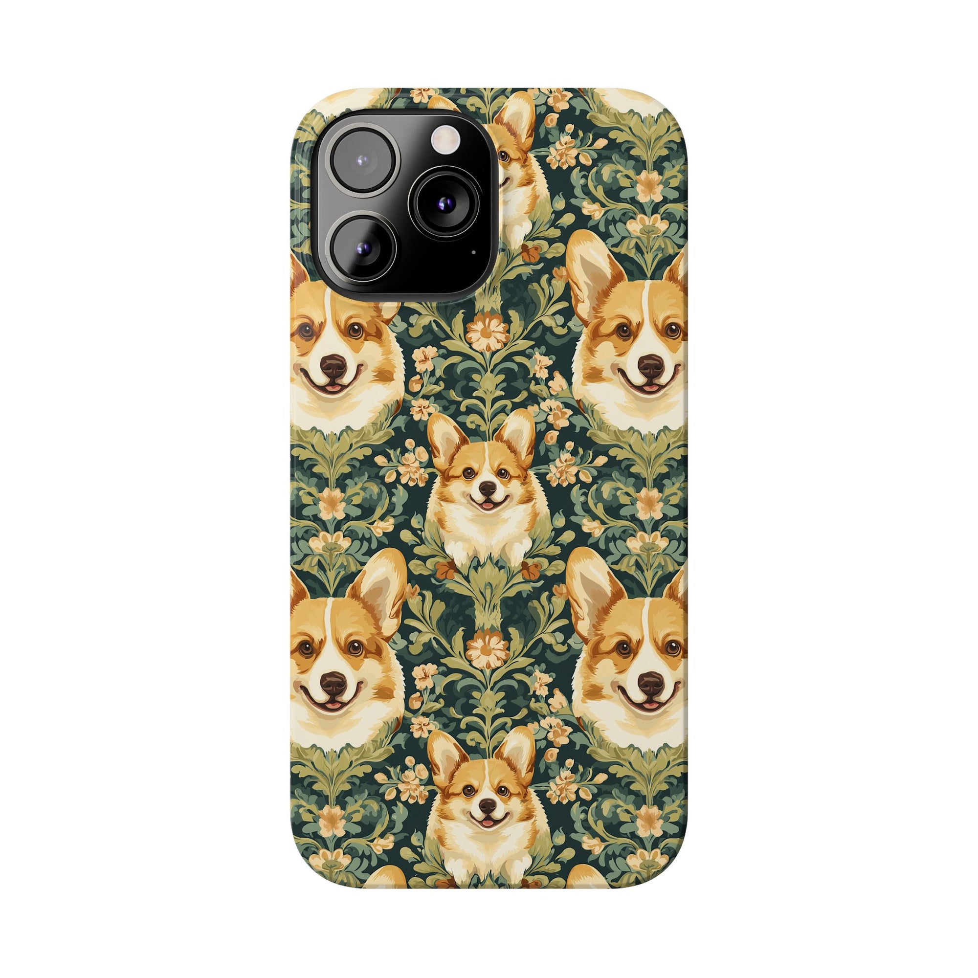 Corgi Charmz Slim Phone Cases