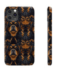 Modern Rottweiler Royalty Slim Phone Cases