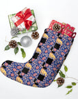 Bloomtastic Lab Petal Parade Christmas Stockings