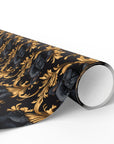 Regal Frenchie Noir Elegance Wrapping Paper