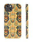 Royal Rottie Regalia Slim Phone Cases