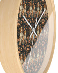 Beagle Blossom Bonanza Wall Clock