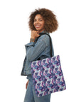 Funky Geometric Boxerista Canvas Tote Bag