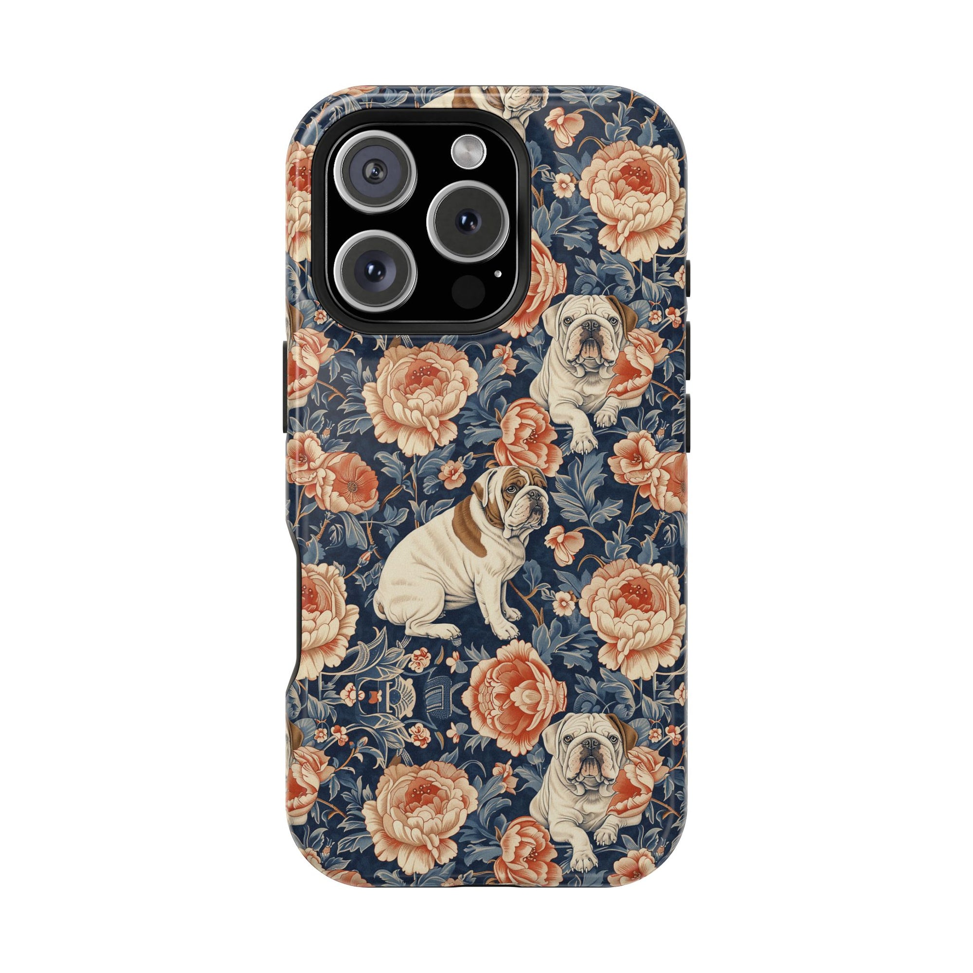 Blooming Bulldog Beauty Magnetic Tough Cases