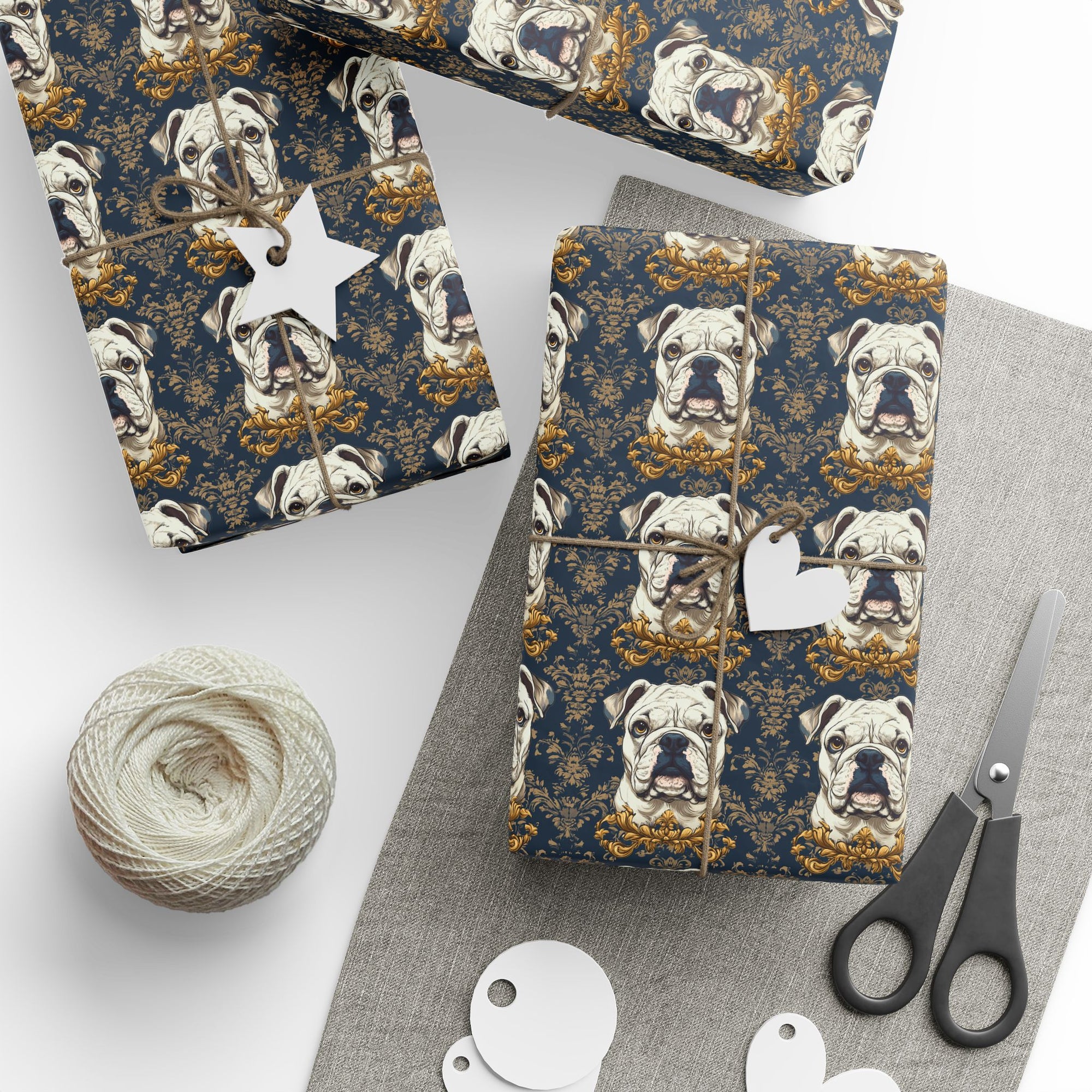 Wildwood Wanderlust Bulldog Wrapping Paper