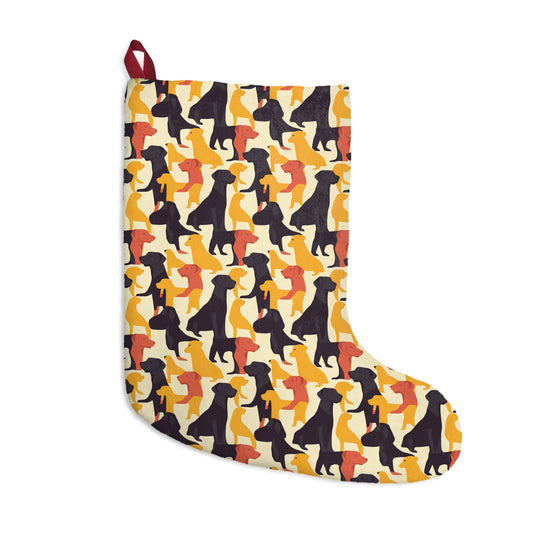 Modern Charm Labrador Chic Christmas Stockings