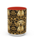 Royal Pawsitivity Labs Accent Coffee Mug