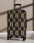 Majestic Hound Couture: German Shepherd LuxeBlend Suitcase