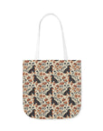 Blossoming Dachshunds Delight Canvas Tote Bag