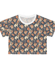 Blooming Bulldog Beauty Crop Tee