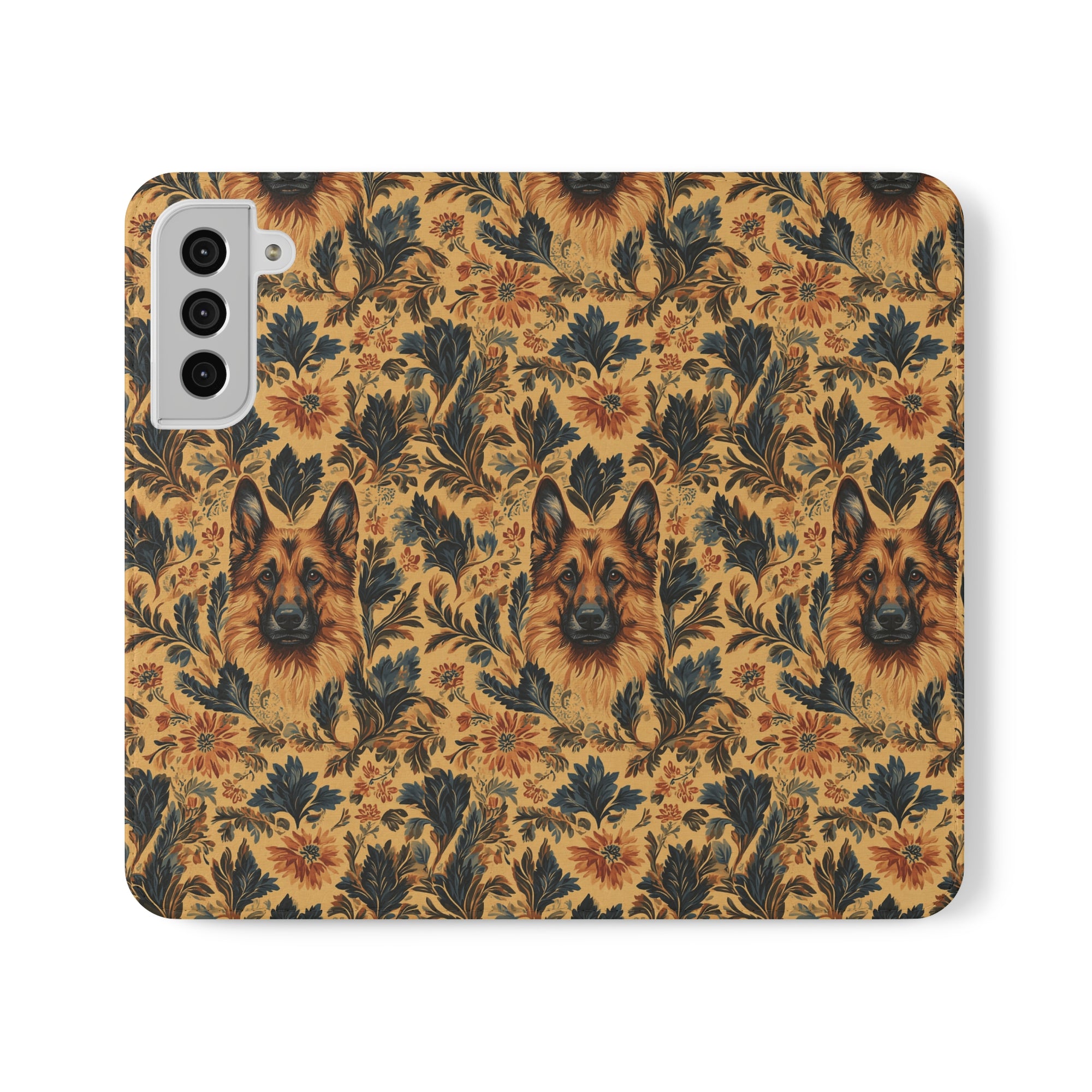 Autumnal German Shepherd Glamour Flip Cases