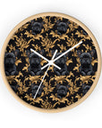 Regal Frenchie Noir Elegance Wall Clock