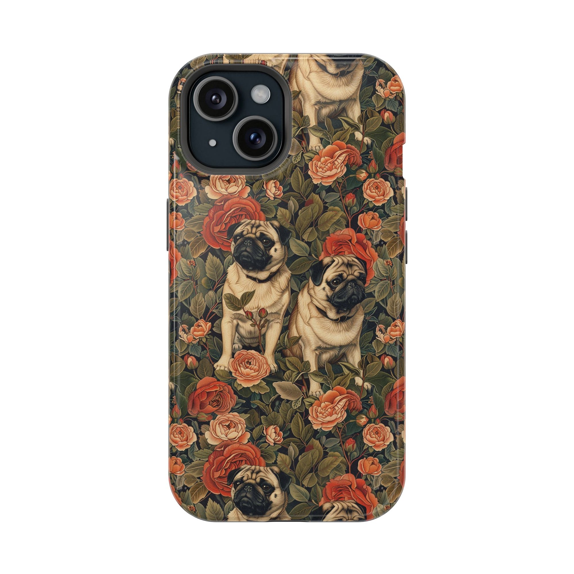 Blooming Pug Paradise Magnetic Tough Cases