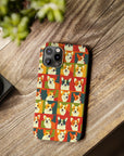 Corgi Chic Popart Pup Slim Phone Cases