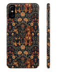 Dapper Dachshund Embroidery Elegance Slim Phone Cases