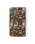 Beagle Blossom Bonanza Flip Cases