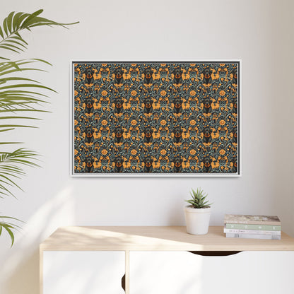 Ruffle Rottie Glamourific Matte Canvas, Framed