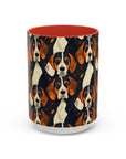 Beagle Glimmer Gaze Glamour Accent Coffee Mug