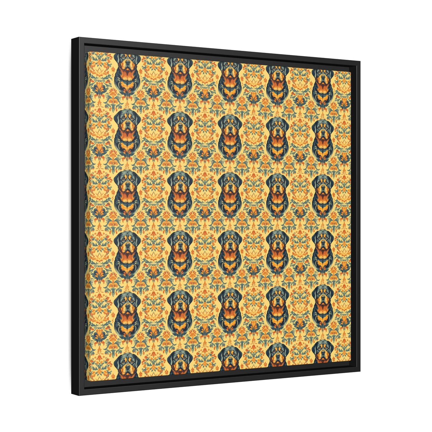 Royal Rottie Regalia Matte Canvas, Framed