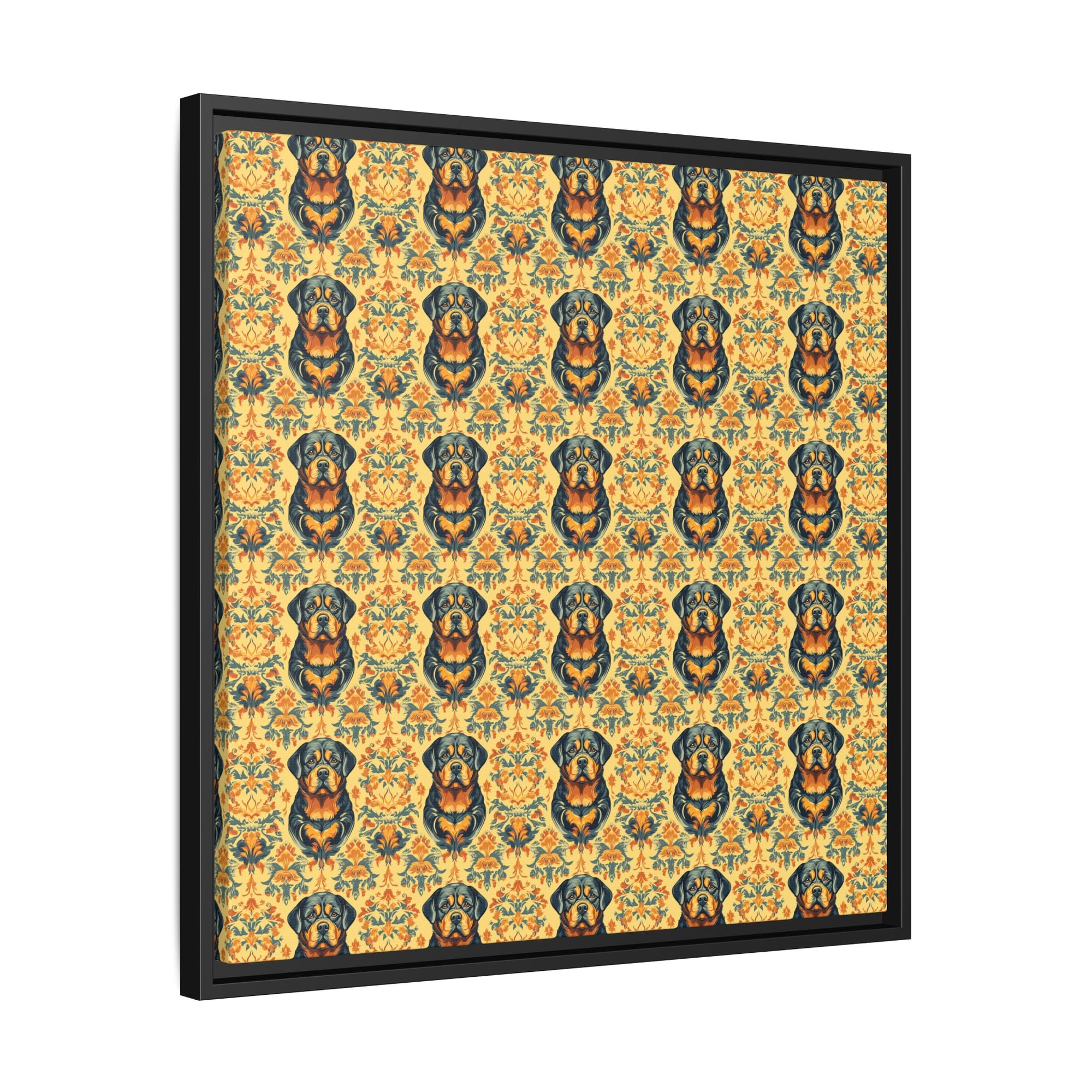 Royal Rottie Regalia Matte Canvas, Framed