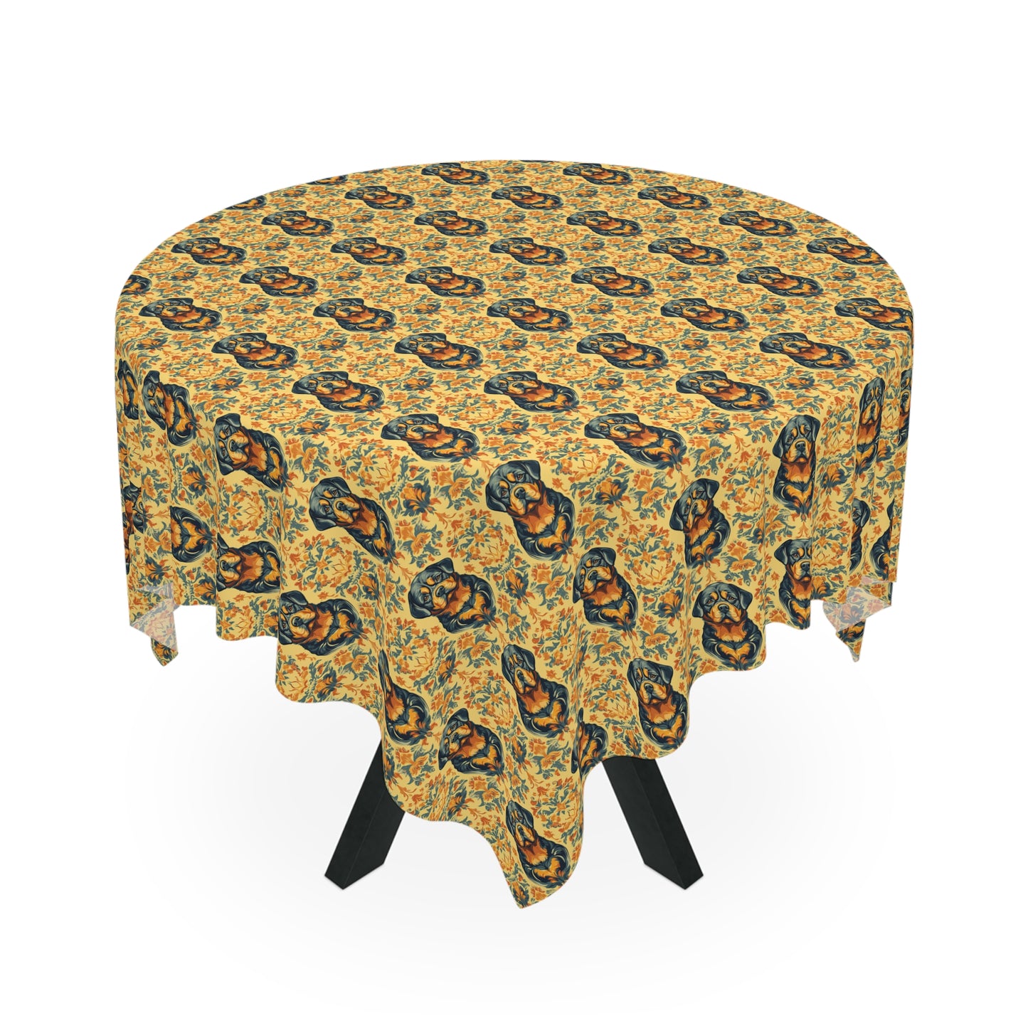 Royal Rottie Regalia Tablecloth