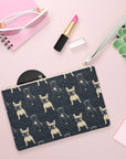 Frenchie Celestial Soar Clutch Bag