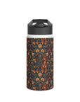 Dapper Dachshund Embroidery Elegance Stainless Steel Water Bottle