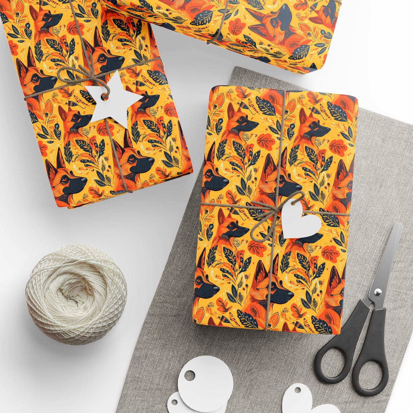 Shepherd Safari Retreat Wrapping Paper