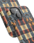 Pawsome Rottweiler Royalty Plaid Magnetic Tough Cases