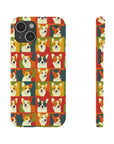 Corgi Chic Popart Pup Slim Phone Cases