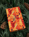 Golden Glamour Paws Gift Wrap Papers