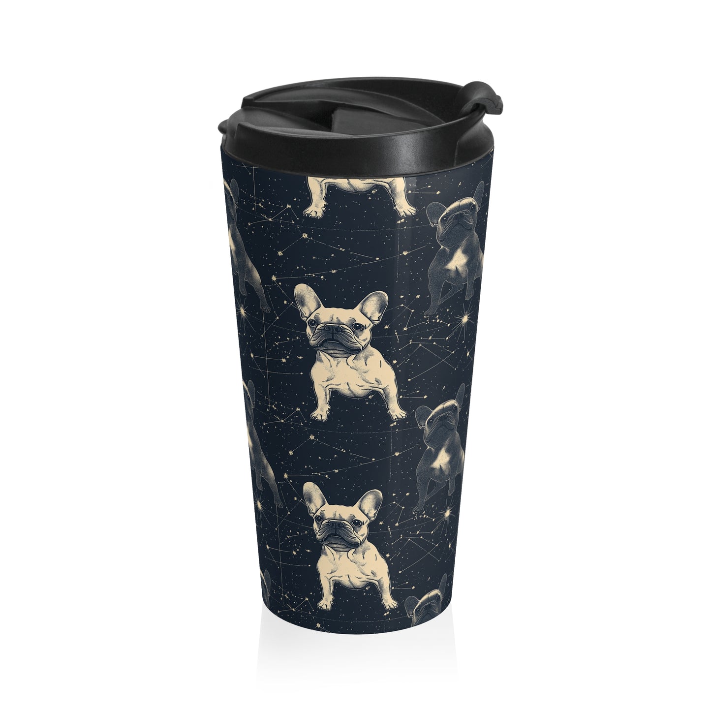 Frenchie Celestial Soar Stainless Steel Travel Mug