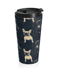 Frenchie Celestial Soar Stainless Steel Travel Mug