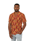 Golden Glamour Paws Men's Hawaiian Camp Shirt