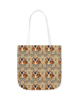 Bowtie Boxer Bliss Canvas Tote Bag