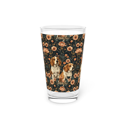 Beagle Blossom Bonanza Pint Glass