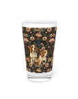 Beagle Blossom Bonanza Pint Glass