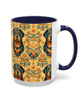 Royal Rottie Regalia Accent Coffee Mug