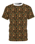 Labrador Lush Pooch Tapestry Unisex Tee