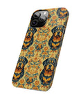 Royal Rottie Regalia Slim Phone Cases