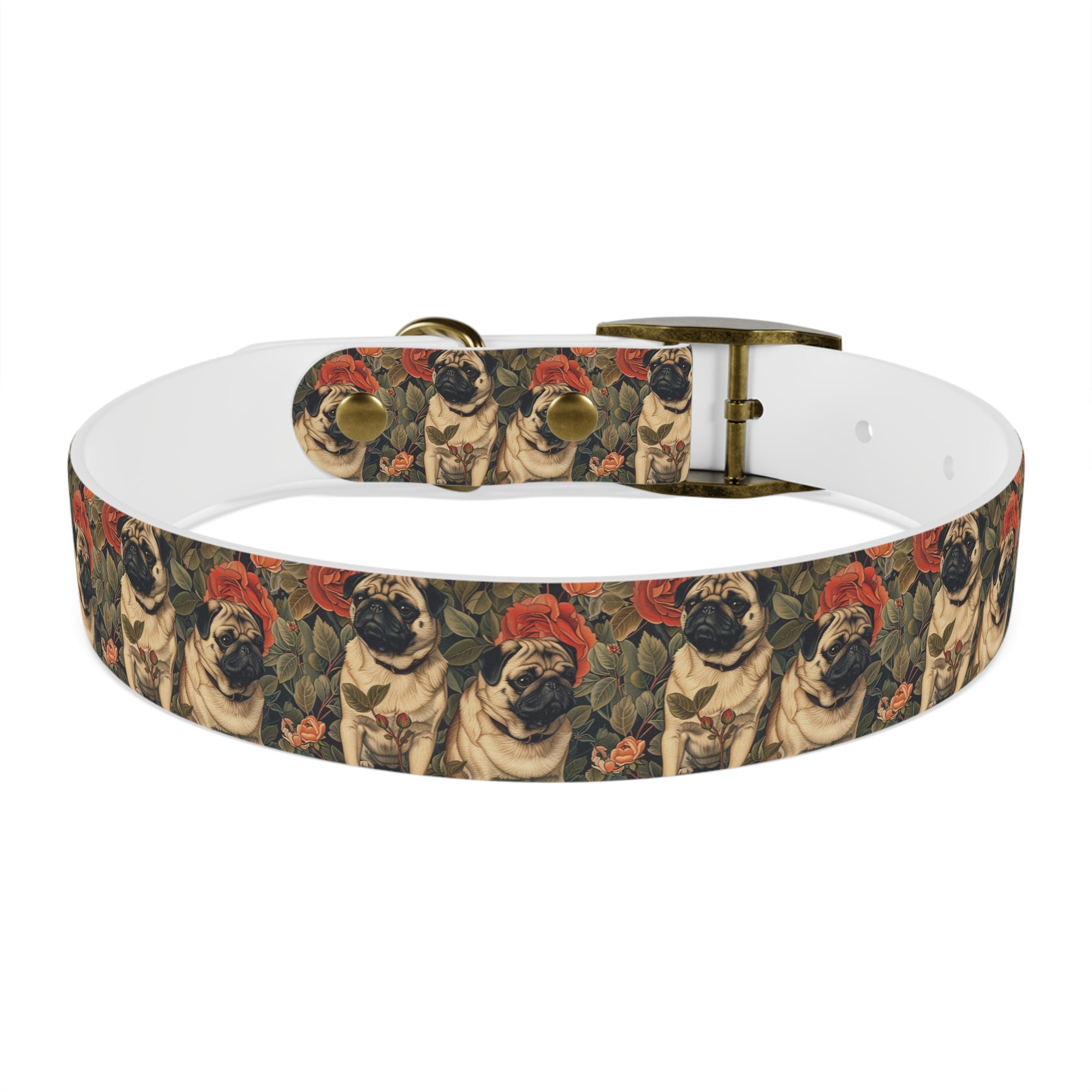 Blooming Pug Paradise Dog Collar